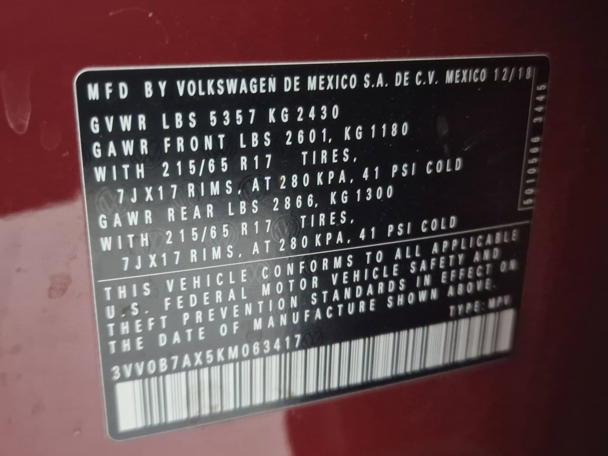 2019 Volkswagen Tiguan S - Photo 31